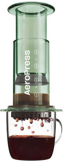 Aeropress Coffee 1-4 Cups Clear Green