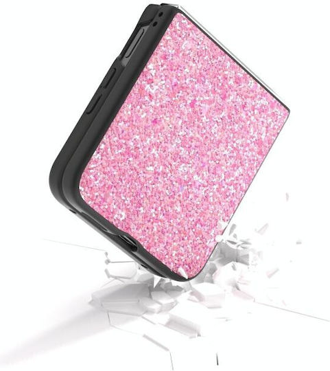 Glitter Powder Book Πλαστικό Μωβ (Xiaomi Mix Flip)