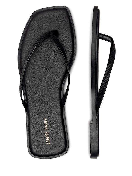 Flache Sandalen für Damen in Schwarz Farbe