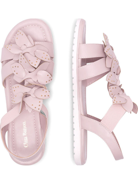 Women's Flat Sandals in Pink Color