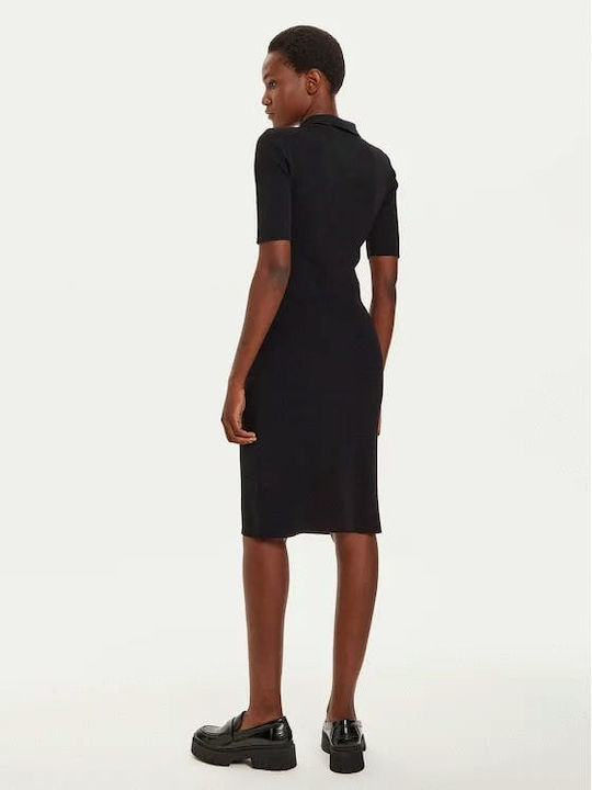 Karl Lagerfeld Knitted Dress All Day Black