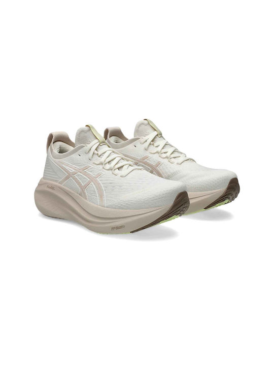 Gel-Nimbus 27 Women's Sport Shoes Running Cream / Mineral Beige
