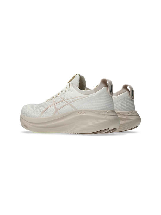 Gel-Nimbus 27 Women's Sport Shoes Running Cream / Mineral Beige
