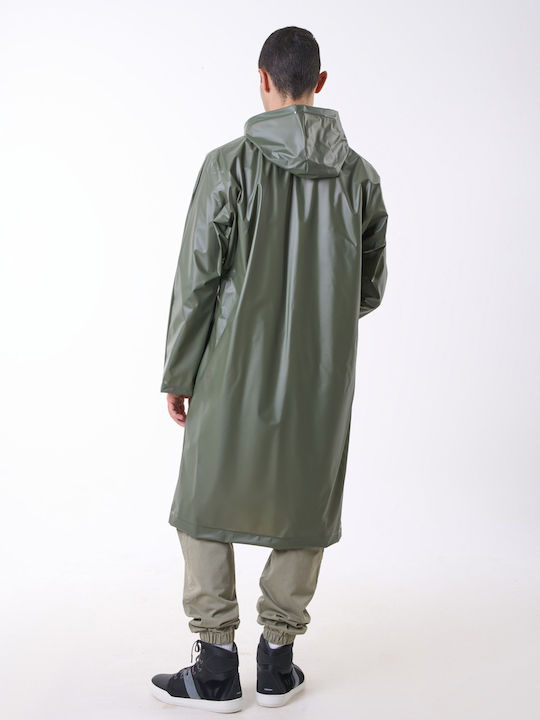 Anorak Αδιάβροχη Καπαρντίνα Walker X-long Λαδί