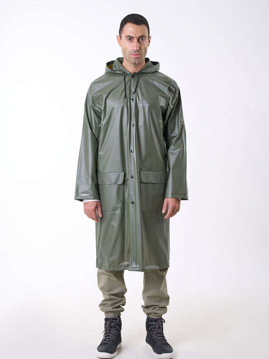 Anorak Αδιάβροχη Καπαρντίνα Walker X-long Λαδί