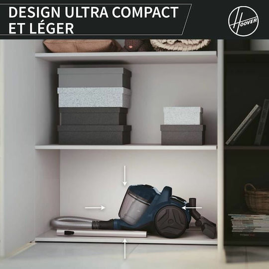 Hoover HP110HM 011 Прахосмукачка 700W С контейнер 2лт Син