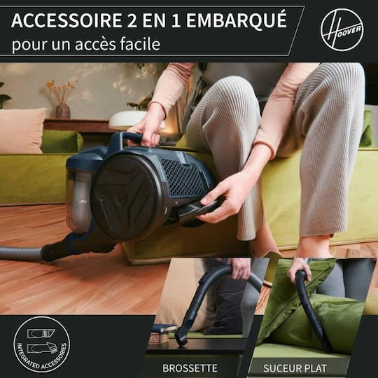 Hoover HP110HM 011 Прахосмукачка 700W С контейнер 2лт Син