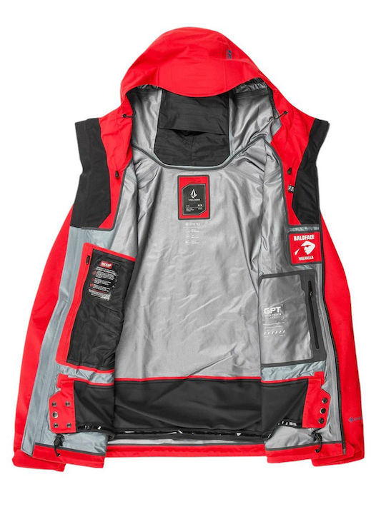 Volcom Guide G0652502-CMS Männer Jacke aus Gore-Tex für Ski & Snowboard Rot