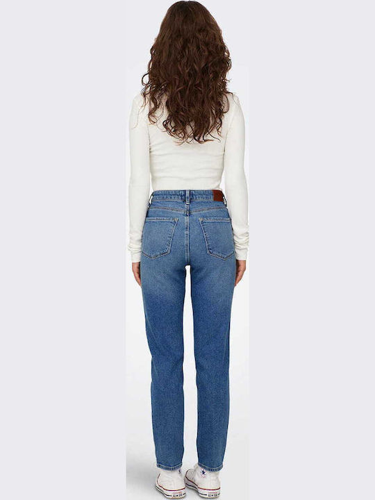 Hw Women's Jean Trousers in Regular Fit Blue