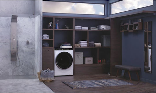 Haier HWD100-BD1499U1N Πλυντήριο-Στεγνωτήριο Ρούχων 10kg/6kg Ατμού 1400 Στροφές με Wi-Fi