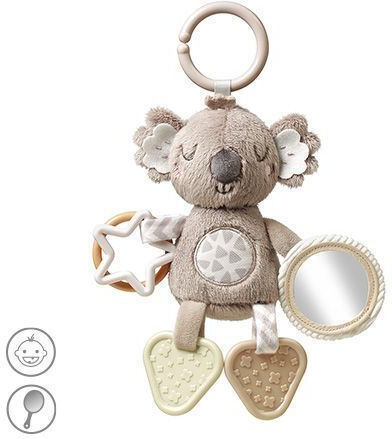 Babyono Teething Rattle from Plastic for 0 Months+