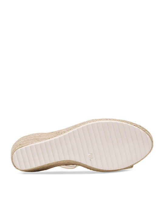Women's Platform Espadrilles Beige