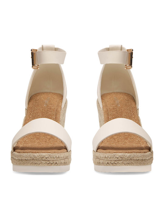 Women's Platform Espadrilles Beige