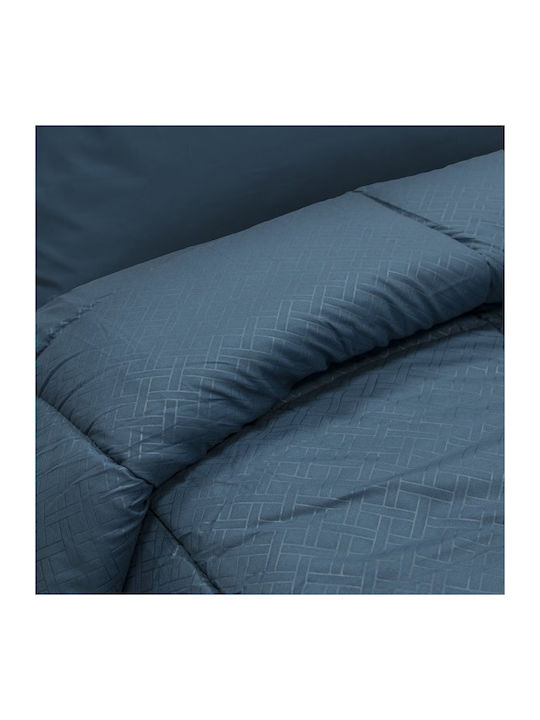 Lino Home Duvet Queen 220x240cm Colcha Blue