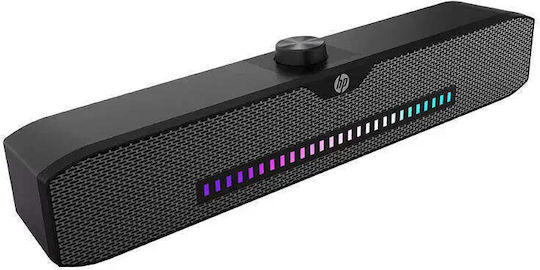HP DHS-4200 Ηχεία Υπολογιστή 2.0 με Bluetooth και Ισχύ 6W σε Μαύρο Χρώμα
