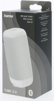HAMA Tube 3.0 Ηχείο Bluetooth 3W με Διάρκεια Μπαταρίας έως 12 ώρες Λευκό