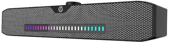 HP DHS-4200 Ηχεία Υπολογιστή 2.0 με Bluetooth και Ισχύ 6W σε Μαύρο Χρώμα