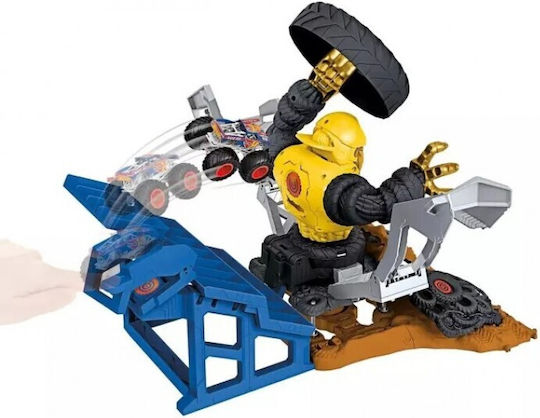 Monster Truck Arena Smashers Gorilla Arena Strecke Set mit Robo-Gorilla Für 4+ Jahre