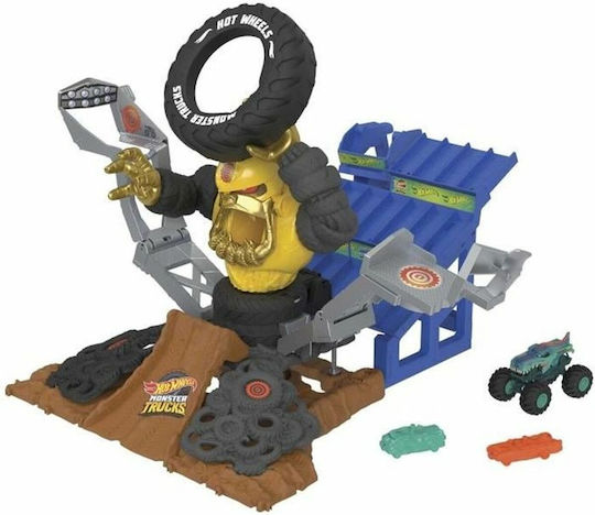 Hot Wheels Monster Truck Arena Smashers Gorilla Arena Track for 4++ Years