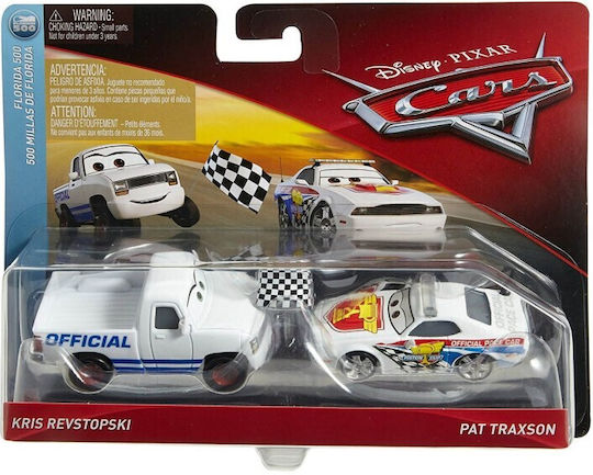 Mattel Disney Cars Mașinuțe Set De Mașinuțe Scară 1:55 Pentru 3+ Ani (Diverse Modele 2 Buc)