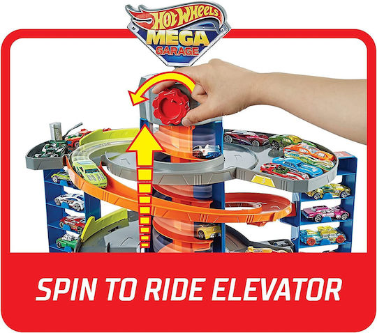 Hot Wheels City Mega Garage Playset Garage for 4+ Years