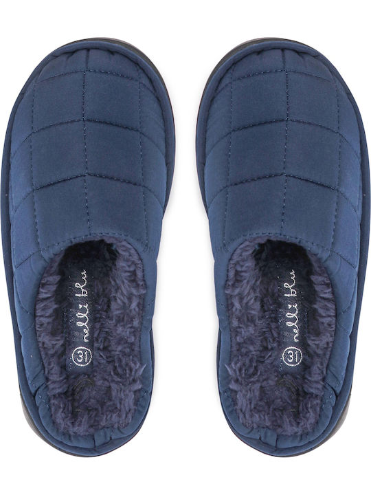Kids Slippers Navy Blue