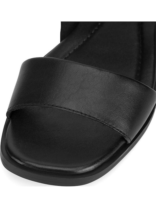 Women's Flat Sandals in Black Color