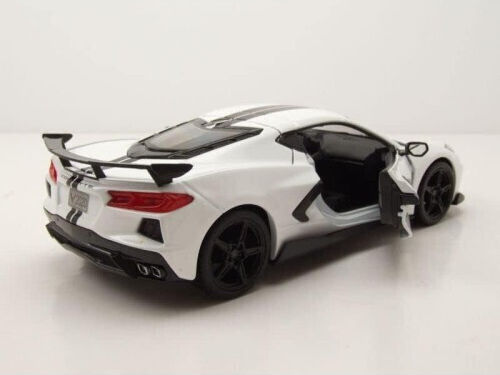 Maisto Special Edition Car 2020 Chevrolet Corvette Stingray Coupe White Scale 1:24 for 3+ Years