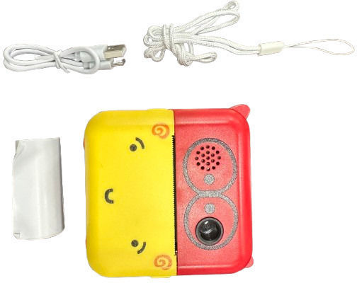 Ezra 33840 Kinderkamera mit Thermodruck Rot