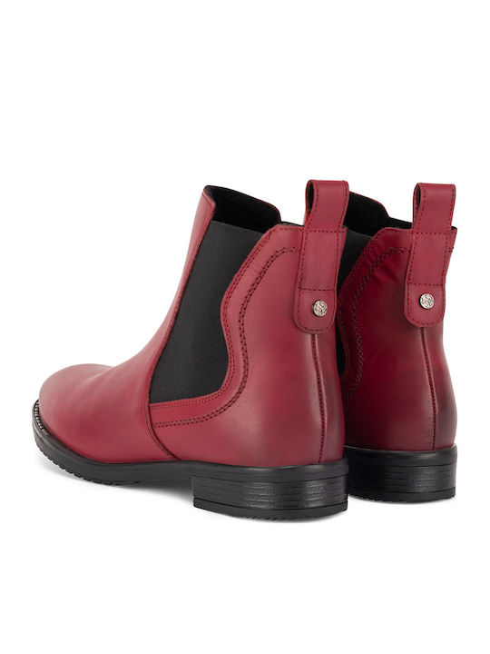 Stiefeletten Damen Rot