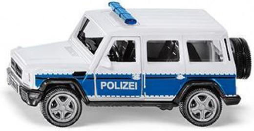 Siku Toy Car Jeep Greek Police Mercedes-AMG G65 - White Scale 1:50 Police for 3+ Years