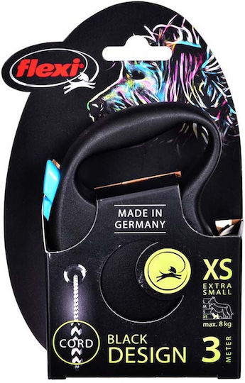 Flexi Klappbar Hundeleine/Führleine Riemen Design in Blau Farbe 3m bis zu 8kg