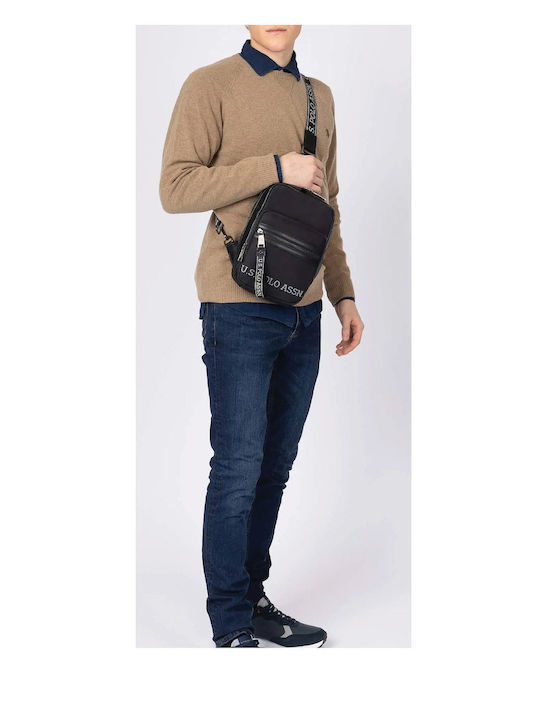 Herrentasche Schulter / Crossbody Schwarz