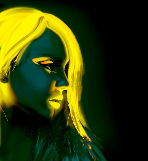 Aqua Neon Make-up Αποκριάτικο Body Painting 30ml Πράσινο