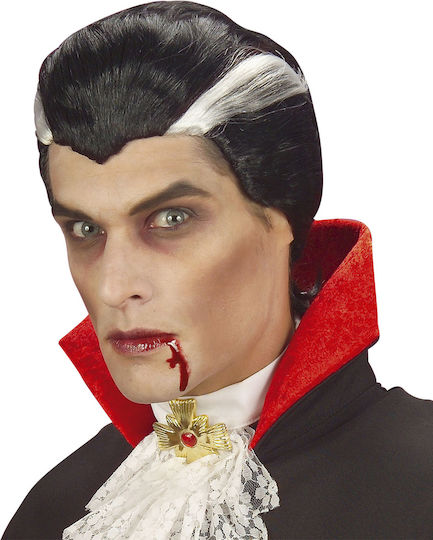 Perucă de Carnaval Dreaptă neagra pentru Halloween