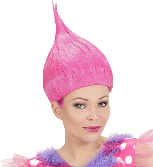 Karnevalsperücke Afro Rosa