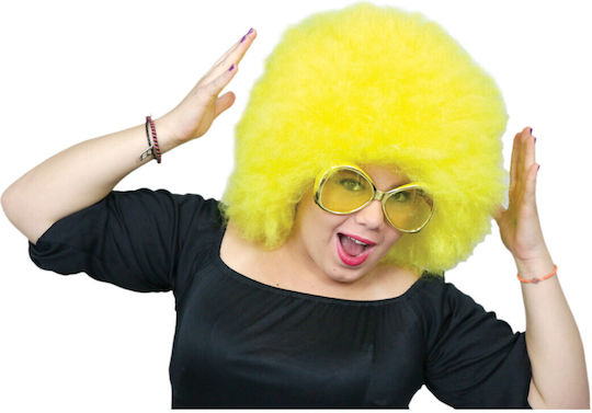 Karnevalsperücke Afro Rot