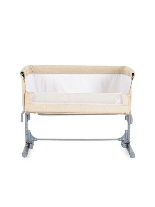 Moni Cradle with Mattress and Wheels Beige