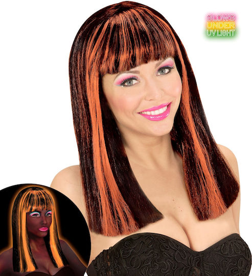 Αποκριάτικη Περούκα Ίσια Καστανή