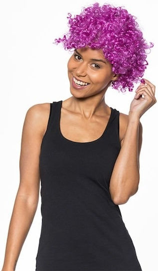 Afro Perucă de Carnaval Afro Violet