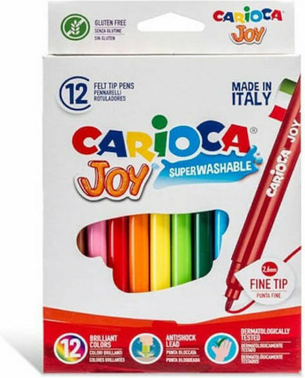 Carioca Joy Lavabili Markere de Desen 2.6mm Set 12buc
