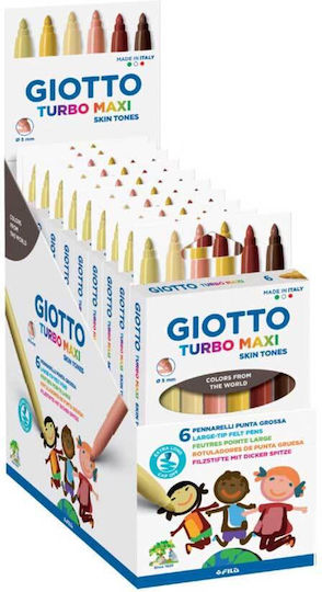Giotto Turbo Maxi Markere de Desen 0.5mm Set 6buc