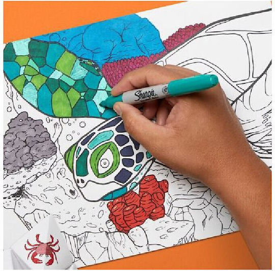 Sharpie Fine Paper Blister Μαρκαδόροι Ζωγραφικής 0.9mm Λεπτοί, Neon Σετ 24 χρώματα