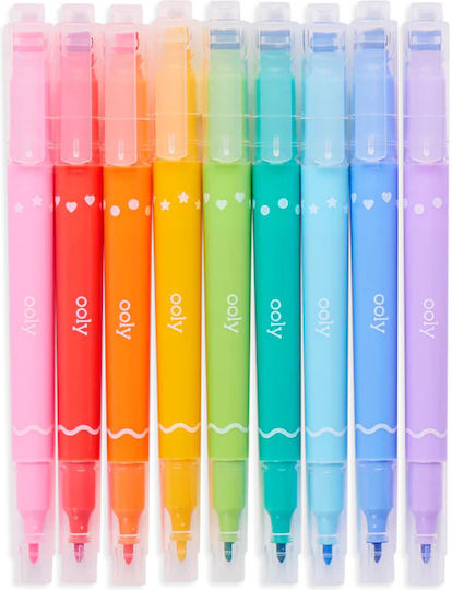 Ooly Zeichenmarker Dünne Set 9Stück