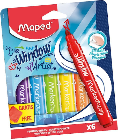 Maped Drawing Markers 0.5mm Thick Set 6pcs