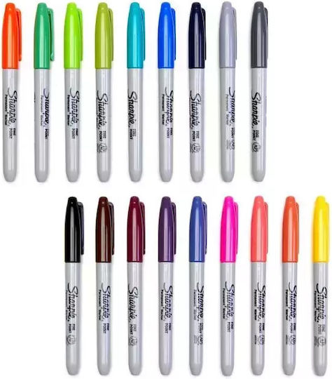 Sharpie Permanent Markers Drawing Markers 0.9mm Thin Set 20pcs