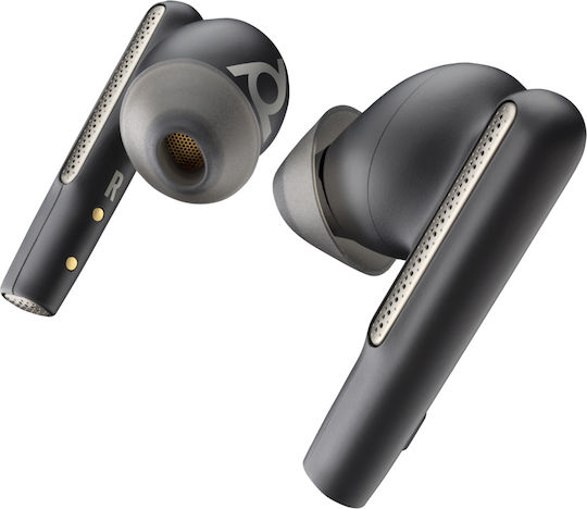 Poly Voyager Free 60+ UC In-ear Bluetooth Handsfree Earphones with Charging Case Black