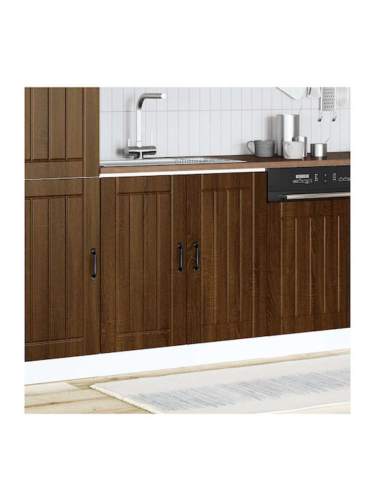 Lucca Sink Cabinet Brown Oak 80x46x81.5pcs