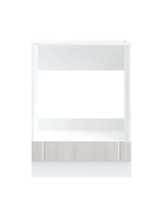 Lucca Шкаф за Долен Фурна Gray Sonoma 60x46x81.5бр