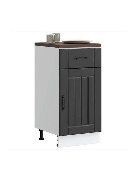 Lucca Dulap pentru Chiuvetă Negru 40x46x81.5buc